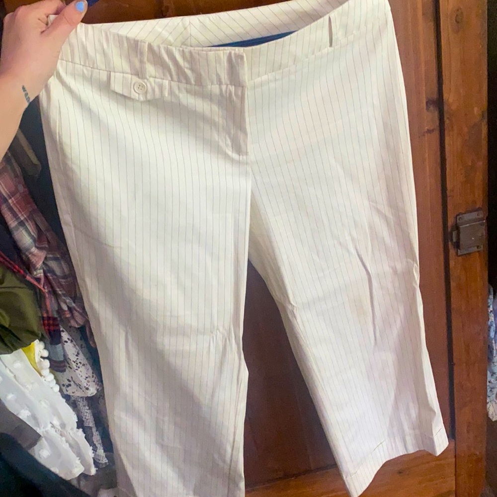 Pinstripe Pants.
